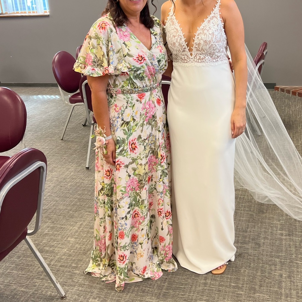 FORMAL FLORAL MAXI DRESS